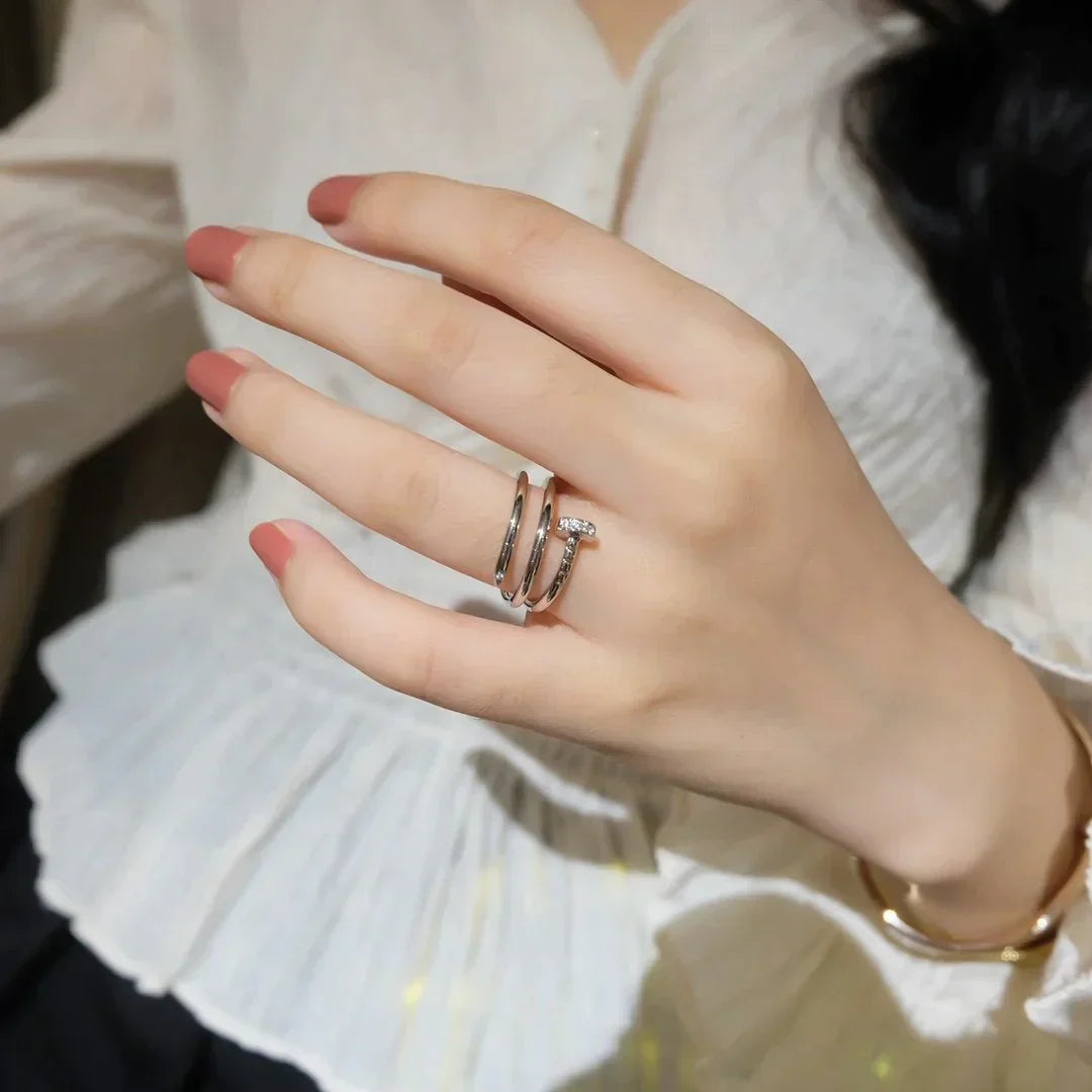 Magasinpep Juste Ring 1.8mm Silver Double Row
