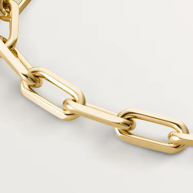 Magasinpep Santos Chain Bracelet Yellow Gold Vermeil Medium