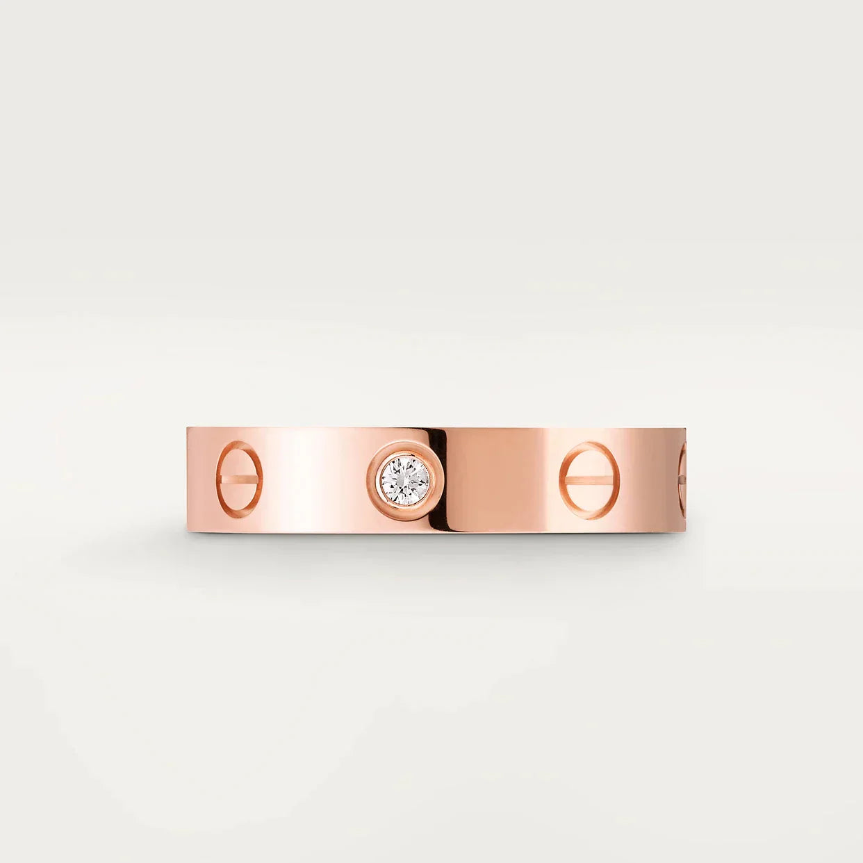 Magasinpep Love Ring 4mm 1 Diamond