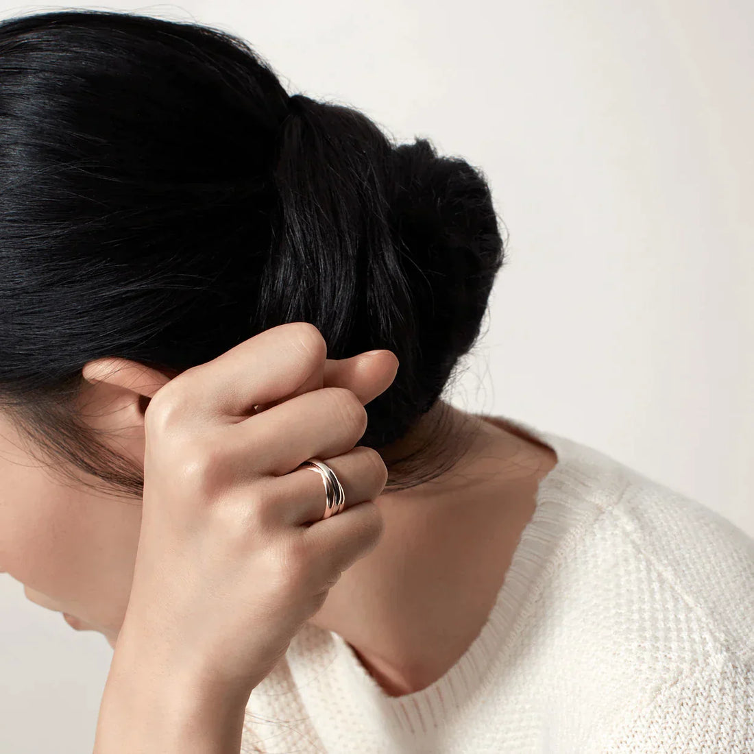 Magasinpep Trinity Ring Gold Rose Gold Silver
